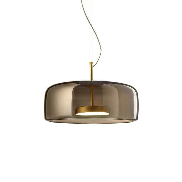 LumiGlas: Elegante lampada a sospensione in vetro – Luce stilosa per soggiorno e sala da pranzo
