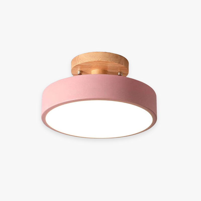 LumiHolz: Moderno lampadario a LED in legno – Luce di design dimmerabile per ufficio e soggiorno