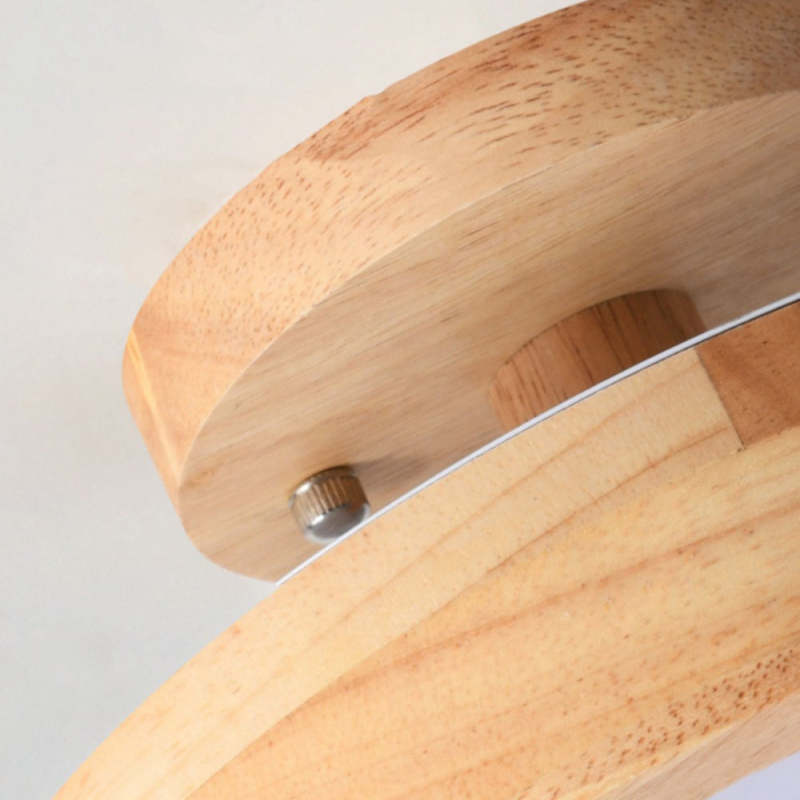 LumiHolz: Moderno lampadario a LED in legno – Luce di design dimmerabile per ufficio e soggiorno