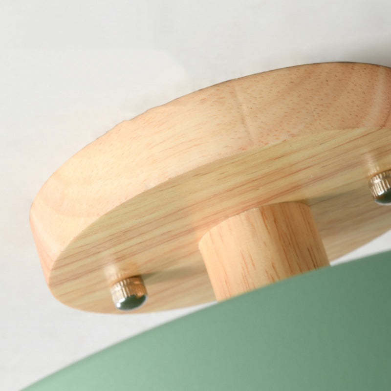 LumiHolz: Moderno lampadario a LED in legno – Luce di design dimmerabile per ufficio e soggiorno