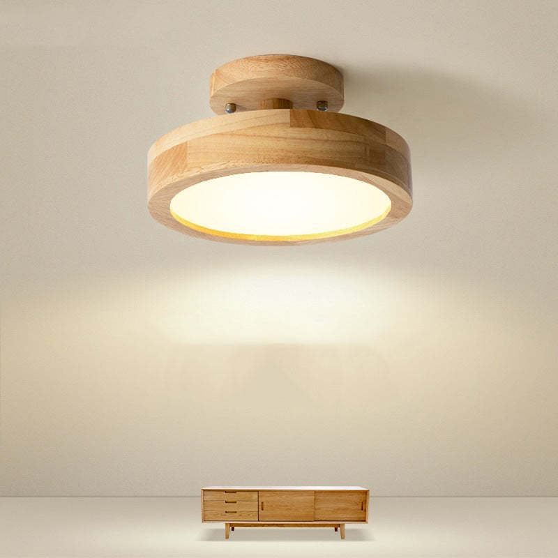 LumiHolz: Moderno lampadario a LED in legno – Luce di design dimmerabile per ufficio e soggiorno
