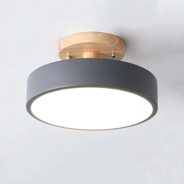 LumiHolz: Moderno lampadario a LED in legno – Luce di design dimmerabile per ufficio e soggiorno