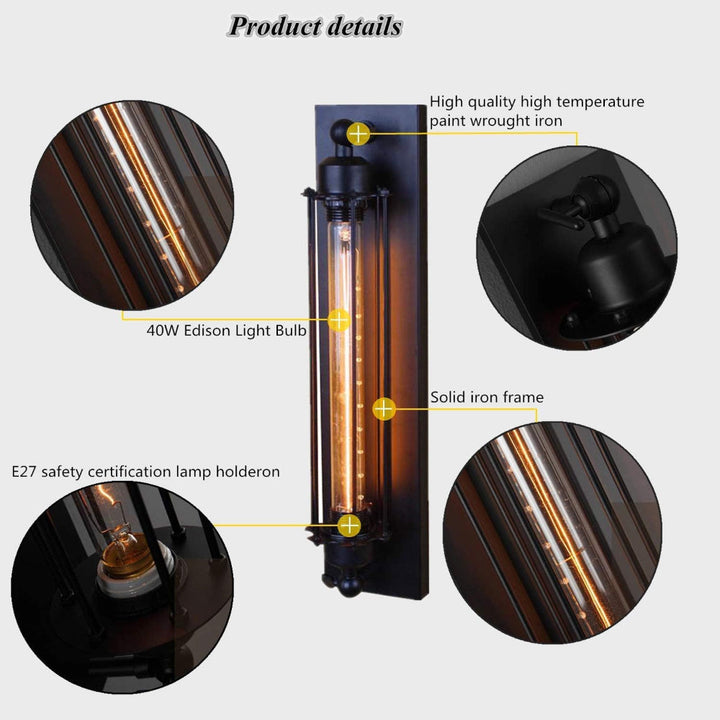 LumiIron: Applique LED senza tempo in metallo con un&