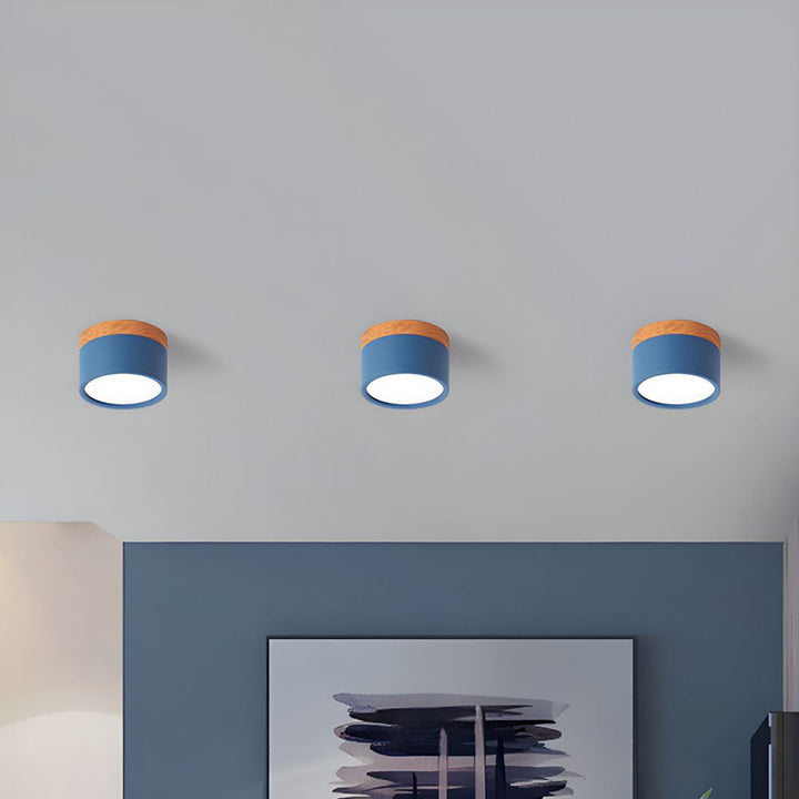 LumiKnot: Lampada da soffitto in legno stile Japandi – Moderna lampada a LED da incasso per soggiorno e corridoio