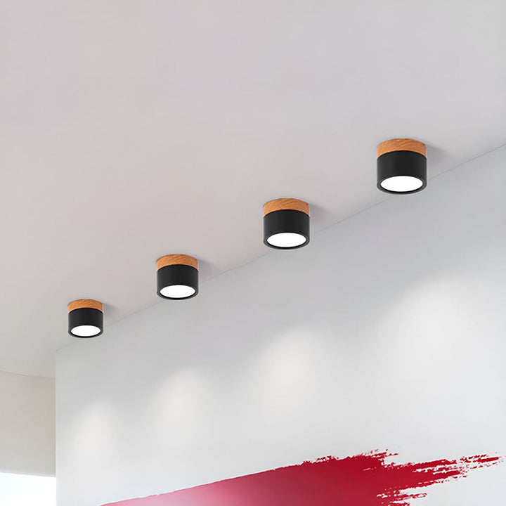 LumiKnot: Lampada da soffitto in legno stile Japandi – Moderna lampada a LED da incasso per soggiorno e corridoio