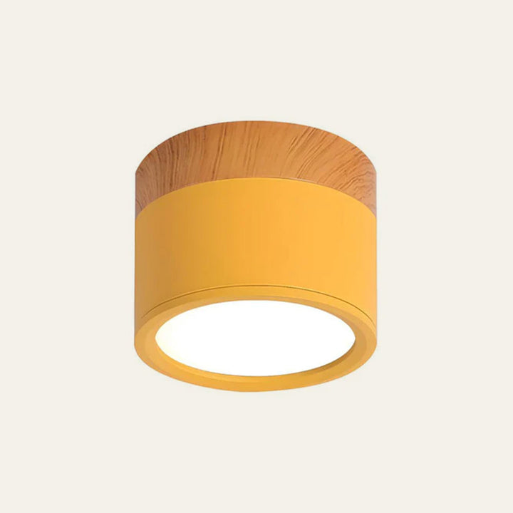 LumiKnot: Lampada da soffitto in legno stile Japandi – Moderna lampada a LED da incasso per soggiorno e corridoio