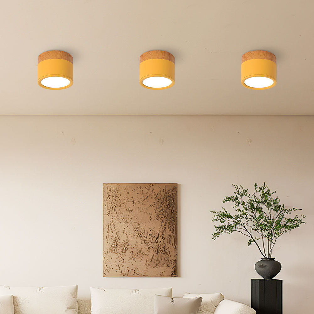 LumiKnot: Lampada da soffitto in legno stile Japandi – Moderna lampada a LED da incasso per soggiorno e corridoio