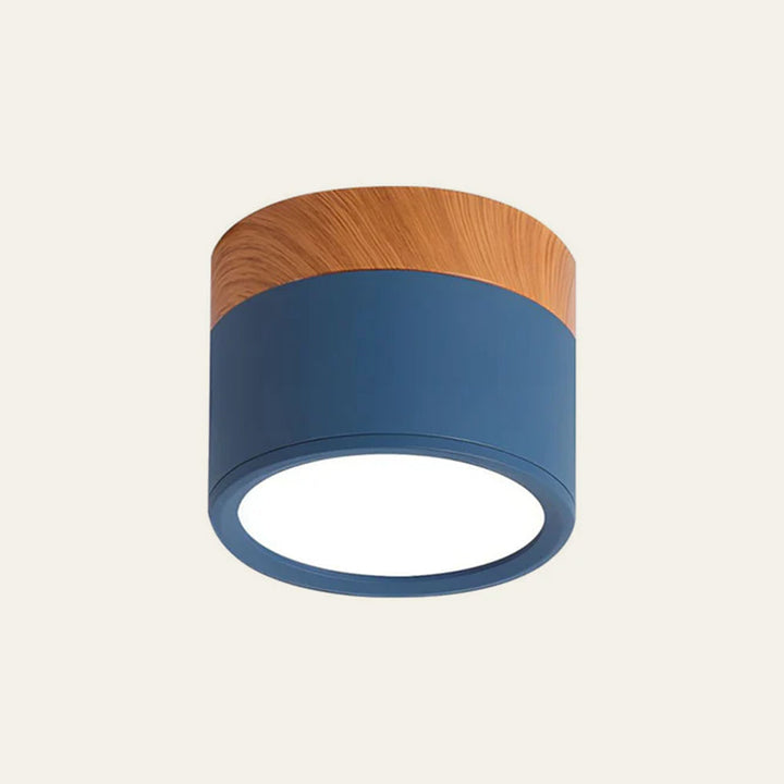 LumiKnot: Lampada da soffitto in legno stile Japandi – Moderna lampada a LED da incasso per soggiorno e corridoio