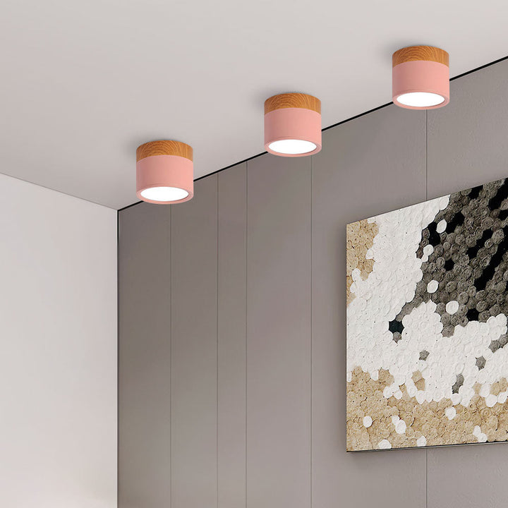 LumiKnot: Lampada da soffitto in legno stile Japandi – Moderna lampada a LED da incasso per soggiorno e corridoio