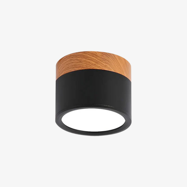 LumiKnot: Lampada da soffitto in legno stile Japandi – Moderna lampada a LED da incasso per soggiorno e corridoio