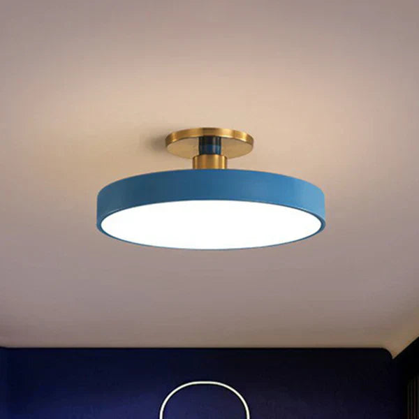 LumiNord: Plafoniera LED rotonda moderna in stile nordico