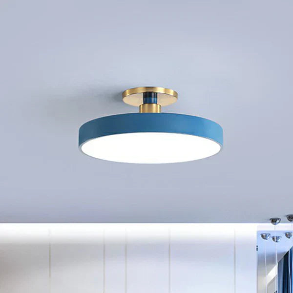 LumiNord: Plafoniera LED rotonda moderna in stile nordico
