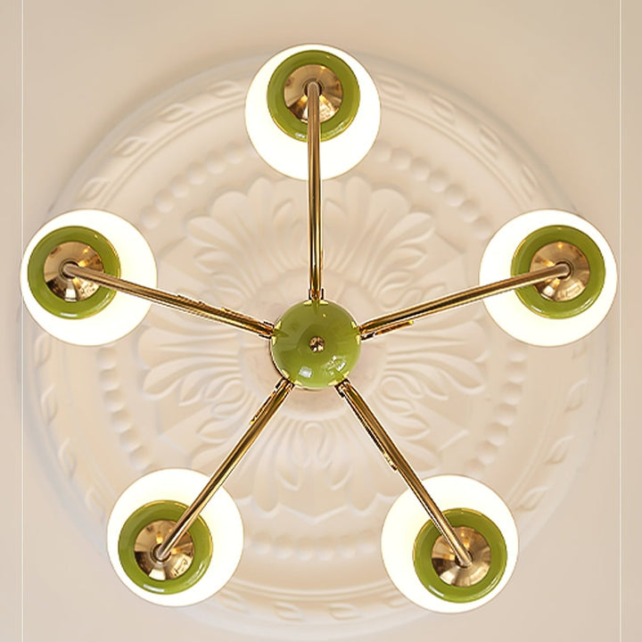 LumiOnyx: Elegante Lampadario in Onice – Lampada a Sospensione Creativa per Soggiorno e Sala da Pranzo