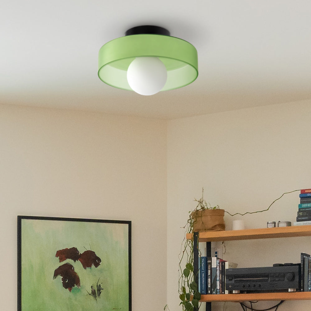 LumiPearl: Applique e Lampada da Soffitto in Vetro – Lampada di Design Moderna in Stile Retro