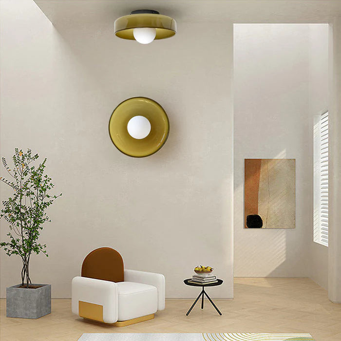 LumiPearl: Applique e Lampada da Soffitto in Vetro – Lampada di Design Moderna in Stile Retro