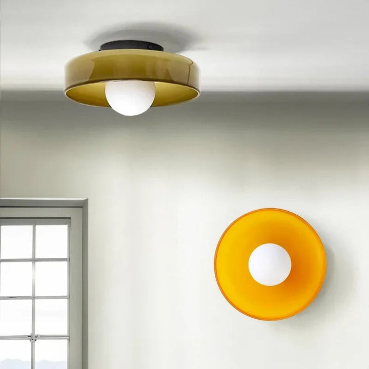 LumiPearl: Applique e Lampada da Soffitto in Vetro – Lampada di Design Moderna in Stile Retro