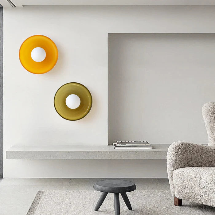 LumiPearl: Applique e Lampada da Soffitto in Vetro – Lampada di Design Moderna in Stile Retro