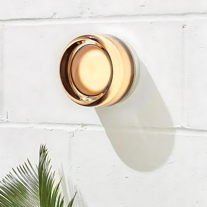 LumiRond: Lampada da parete LED moderna dal design rotondo – Lampada da parete minimalista per soggiorno e camera da letto
