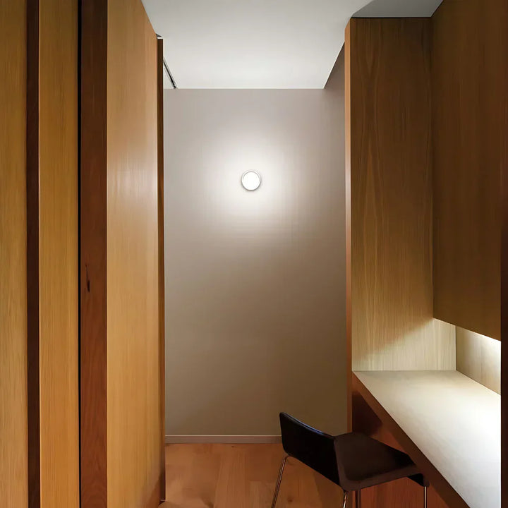 LumiRond: Lampada da parete LED moderna dal design rotondo – Lampada da parete minimalista per soggiorno e camera da letto