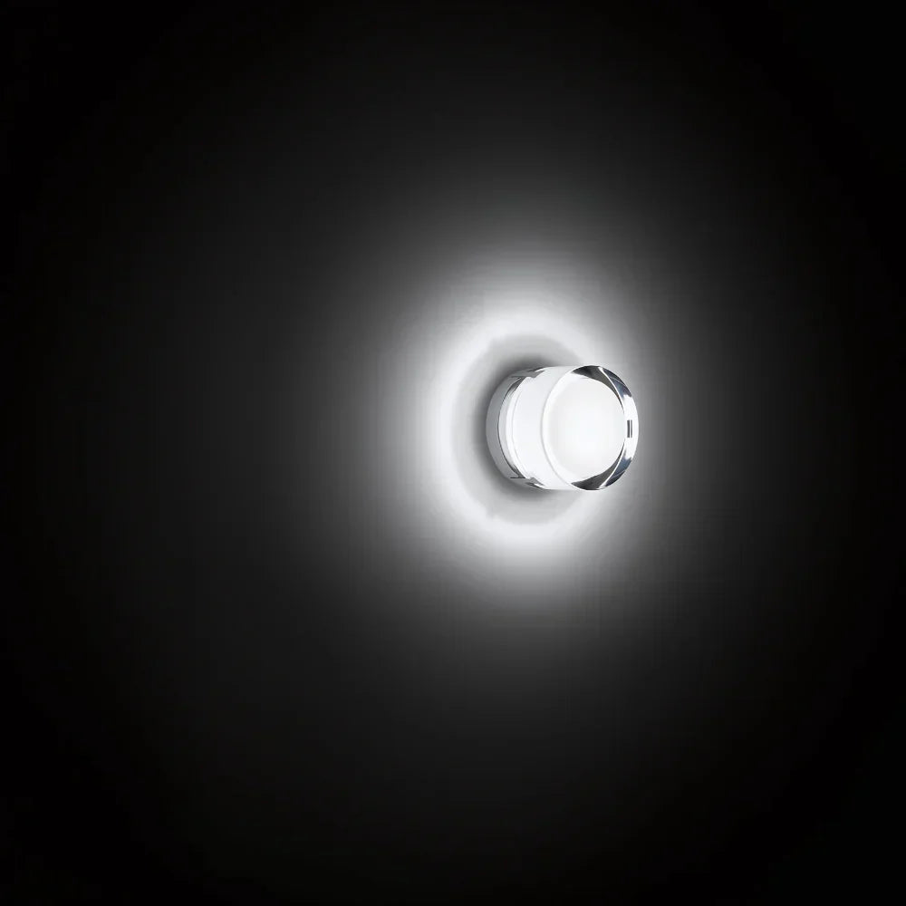 LumiRond: Lampada da parete LED moderna dal design rotondo – Lampada da parete minimalista per soggiorno e camera da letto