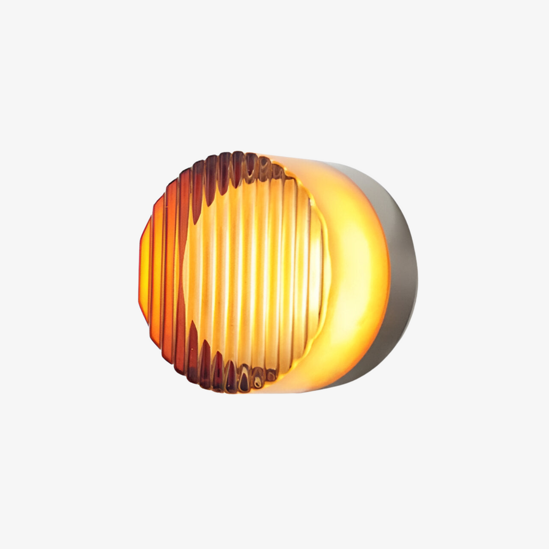 LumiRond: Lampada da parete LED moderna dal design rotondo – Lampada da parete minimalista per soggiorno e camera da letto