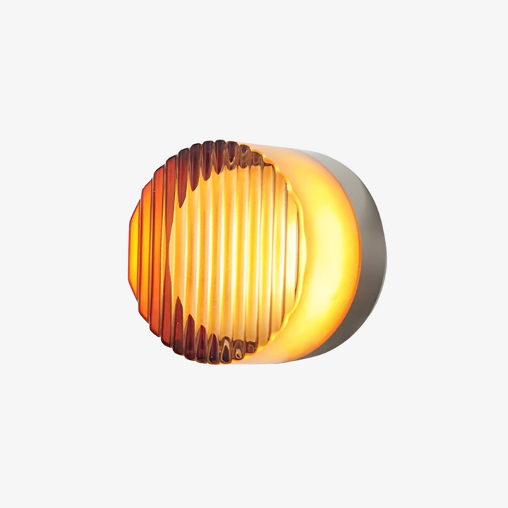 LumiRond: Lampada da parete LED moderna dal design rotondo – Lampada da parete minimalista per soggiorno e camera da letto