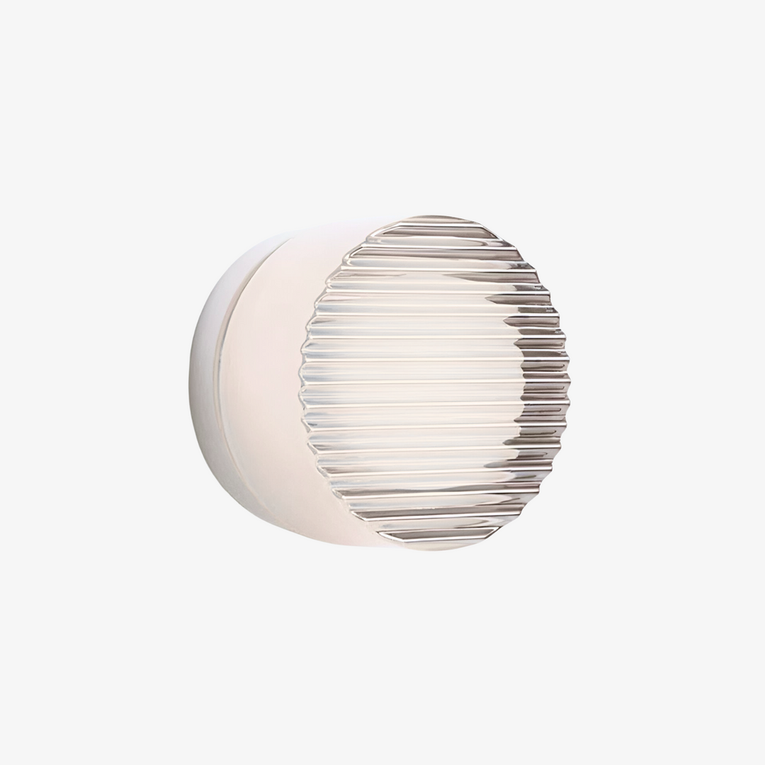 LumiRond: Lampada da parete LED moderna dal design rotondo – Lampada da parete minimalista per soggiorno e camera da letto