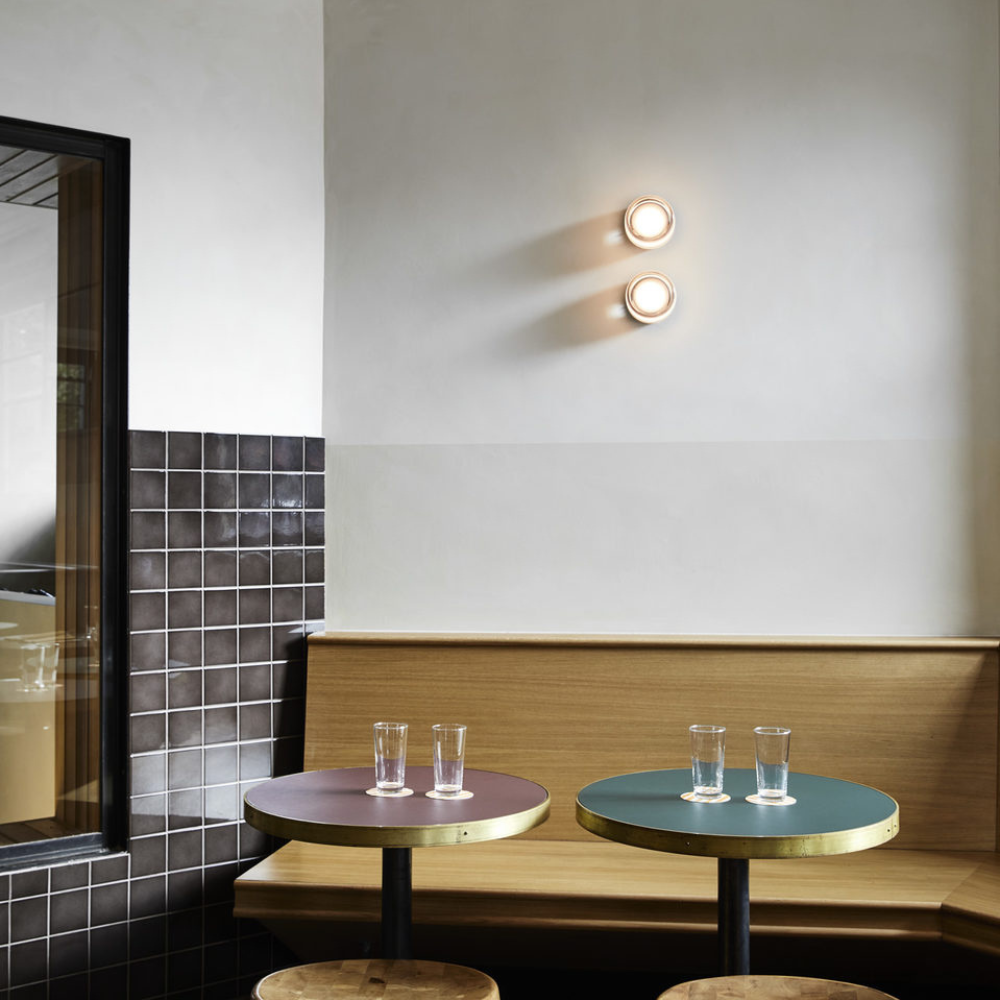 LumiRond: Lampada da parete LED moderna dal design rotondo – Lampada da parete minimalista per soggiorno e camera da letto