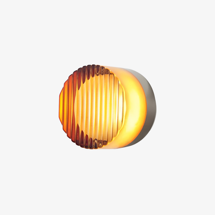 LumiRond: Lampada da parete LED moderna dal design rotondo – Lampada da parete minimalista per soggiorno e camera da letto