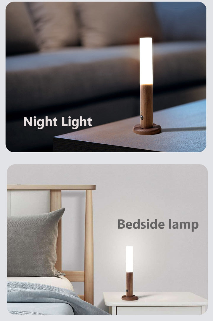 LumiSense: Applique LED con sensore di movimento – Luce notturna ricaricabile e illuminazione a risparmio energetico