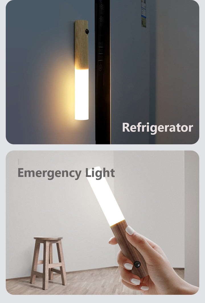 LumiSense: Applique LED con sensore di movimento – Luce notturna ricaricabile e illuminazione a risparmio energetico