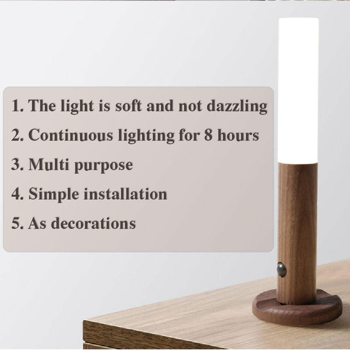 LumiSense: Applique LED con sensore di movimento – Luce notturna ricaricabile e illuminazione a risparmio energetico