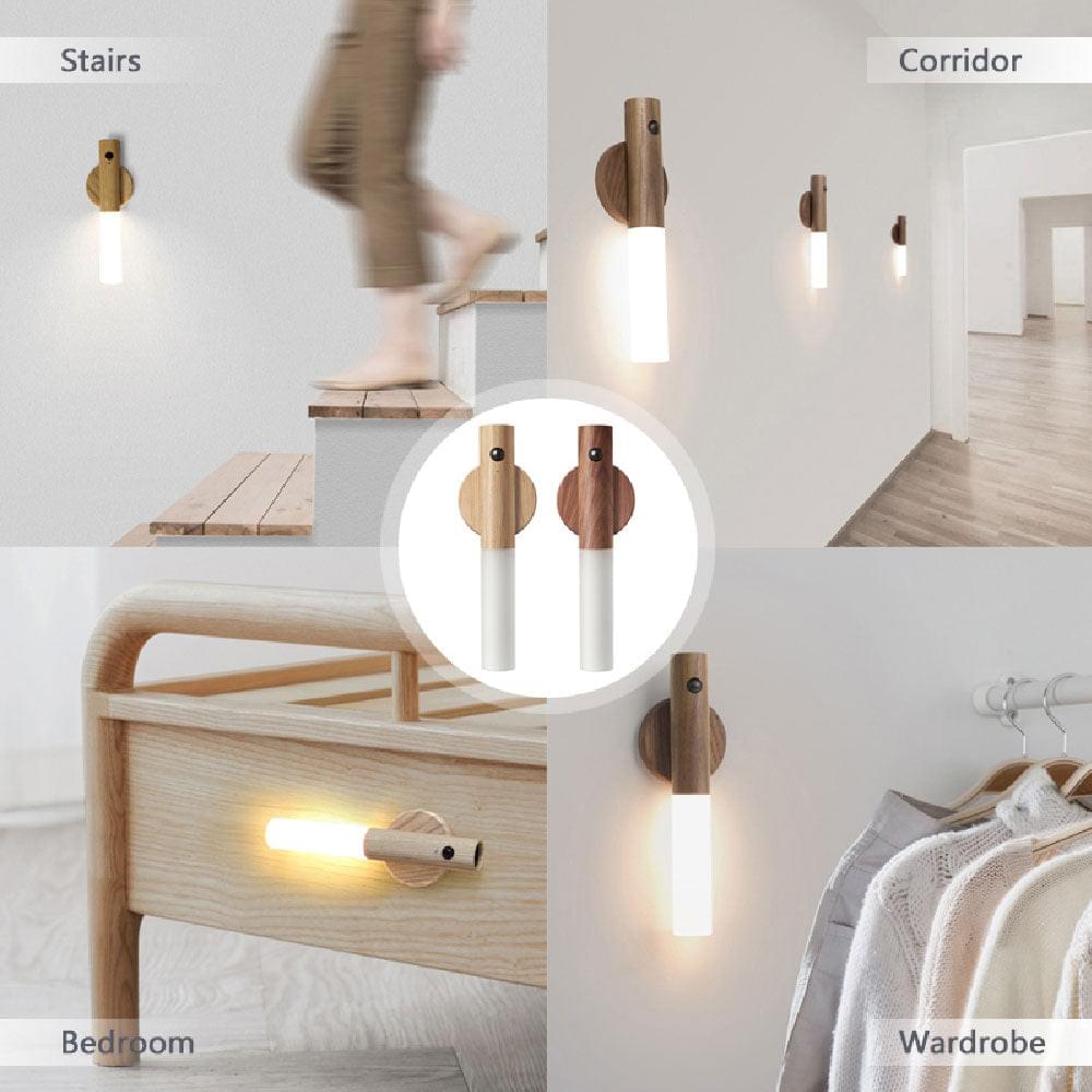 LumiSense: Applique LED con sensore di movimento – Luce notturna ricaricabile e illuminazione a risparmio energetico