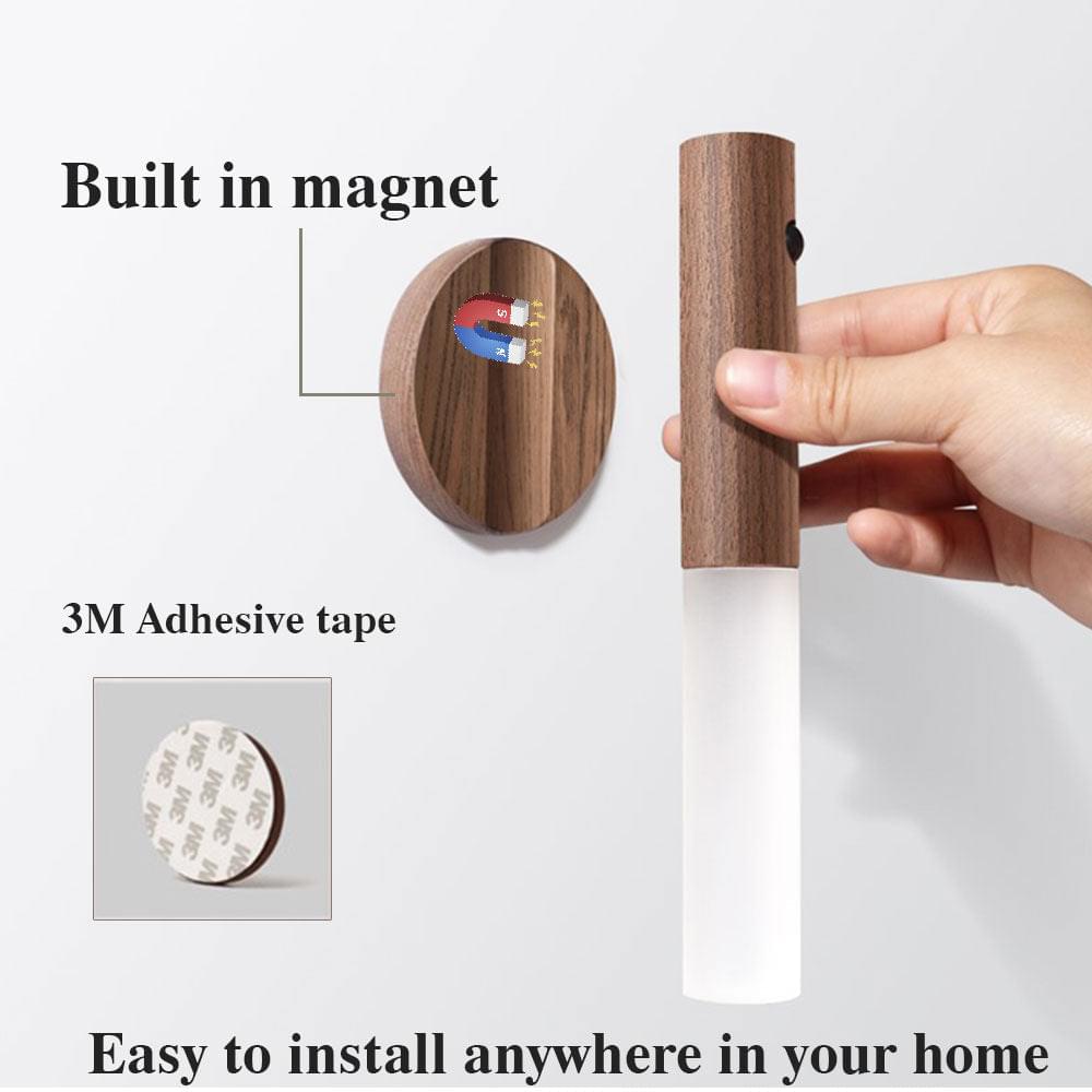 LumiSense: Applique LED con sensore di movimento – Luce notturna ricaricabile e illuminazione a risparmio energetico