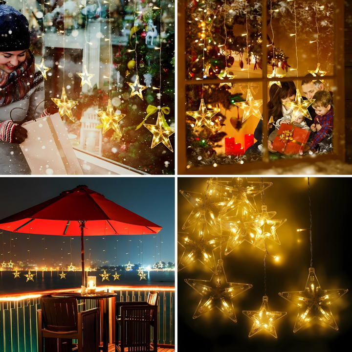 LumiStar™ – Luci LED a forma di stella scintillante