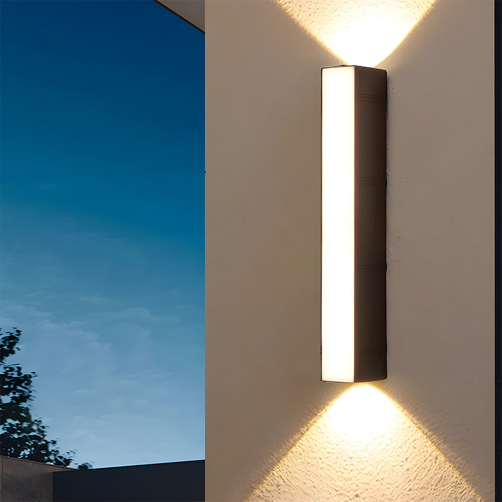 LumiStrahl: Applique LED da esterno ultra luminosa e resistente alle intemperie – lampada da parete moderna per giardino e terrazza