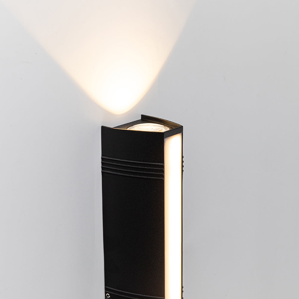 LumiStrahl: Applique LED da esterno ultra luminosa e resistente alle intemperie – lampada da parete moderna per giardino e terrazza