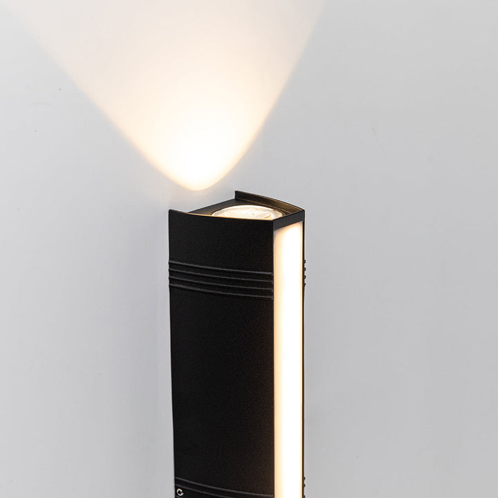 LumiStrahl: Applique LED da esterno ultra luminosa e resistente alle intemperie – lampada da parete moderna per giardino e terrazza