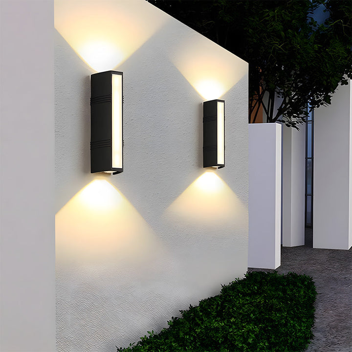 LumiStrahl: Applique LED da esterno ultra luminosa e resistente alle intemperie – lampada da parete moderna per giardino e terrazza