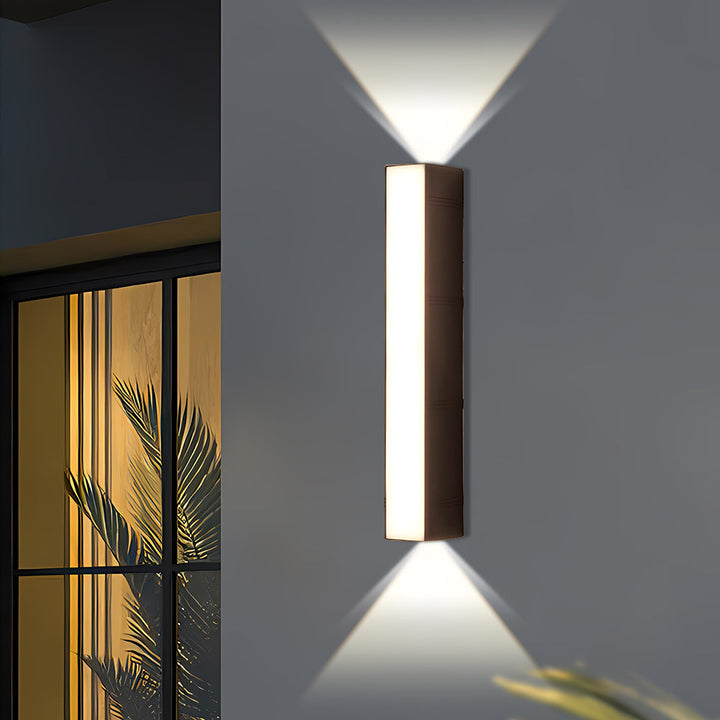 LumiStrahl: Applique LED da esterno ultra luminosa e resistente alle intemperie – lampada da parete moderna per giardino e terrazza