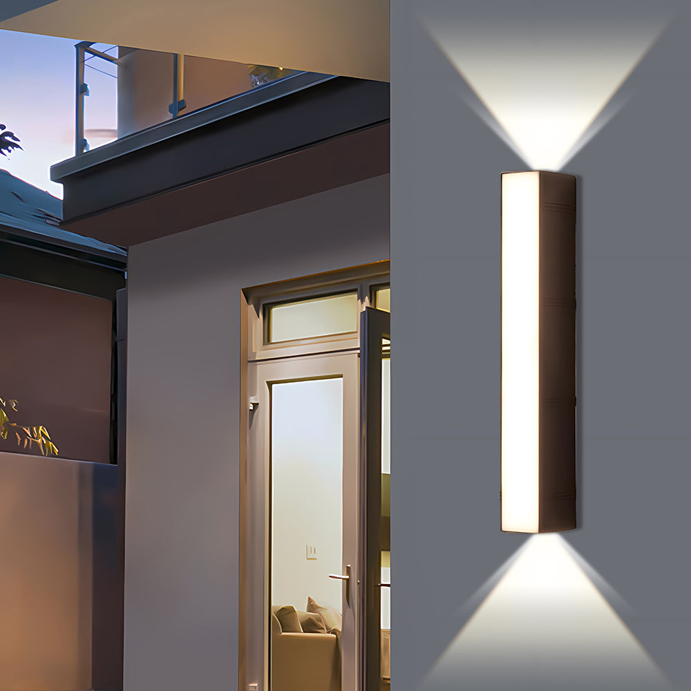 LumiStrahl: Applique LED da esterno ultra luminosa e resistente alle intemperie – lampada da parete moderna per giardino e terrazza