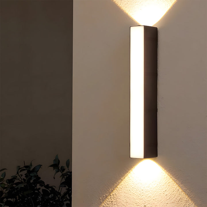 LumiStrahl: Applique LED da esterno ultra luminosa e resistente alle intemperie – lampada da parete moderna per giardino e terrazza
