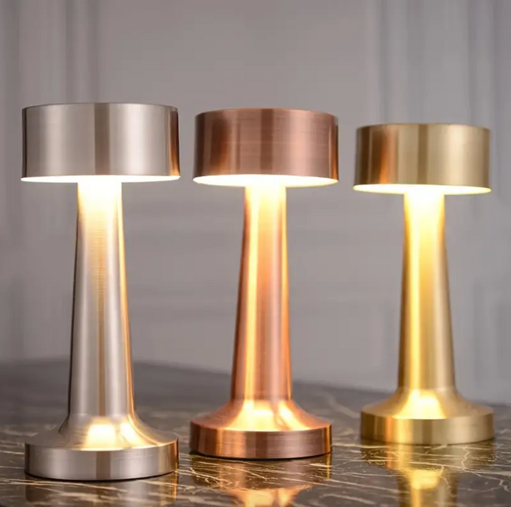 LumoArt: Lampada da Tavolo LED Senza Fili – Dimmerabile e Ricaricabile con Funzione Touch per un Abitare Moderno