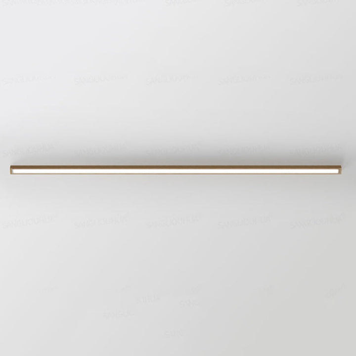 LumoLine: Moderna Lampada da Soffitto LED in Legno – 3 Modalità di Colore per Camera da Letto e Soggiorno