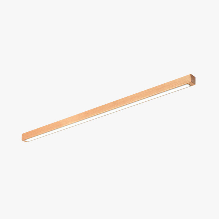 LumoLine: Moderna Lampada da Soffitto LED in Legno – 3 Modalità di Colore per Camera da Letto e Soggiorno