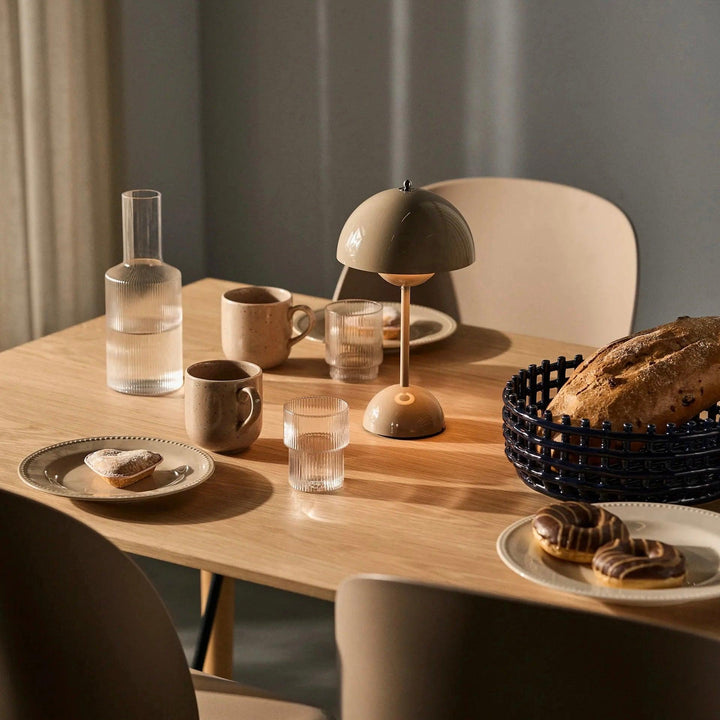 LumoNord: Lampada da tavolo LED senza fili in design scandinavo – dimmerabile e ricaricabile