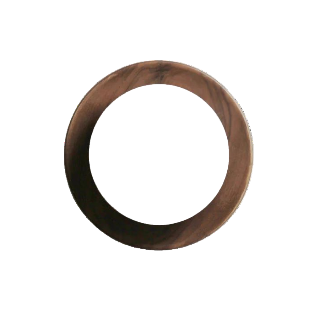 LumoNordic: Elegante Applique LED 1-fiamma con base in legno e sfera di vetro – ideale per soggiorno e ingresso