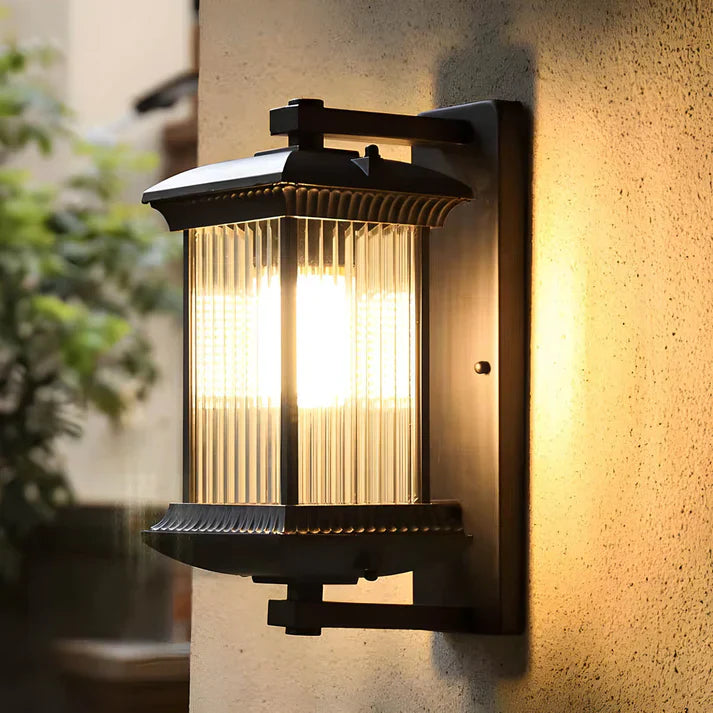 LumoPavo: Lampada da parete LED per esterni – lampada da esterno classica per giardino e terrazza