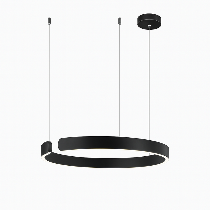 LumoRing: Moderno Lampadario a LED a Forma di Anello – Lampada Sospesa Elegante per Sala da Pranzo e Soggiorno