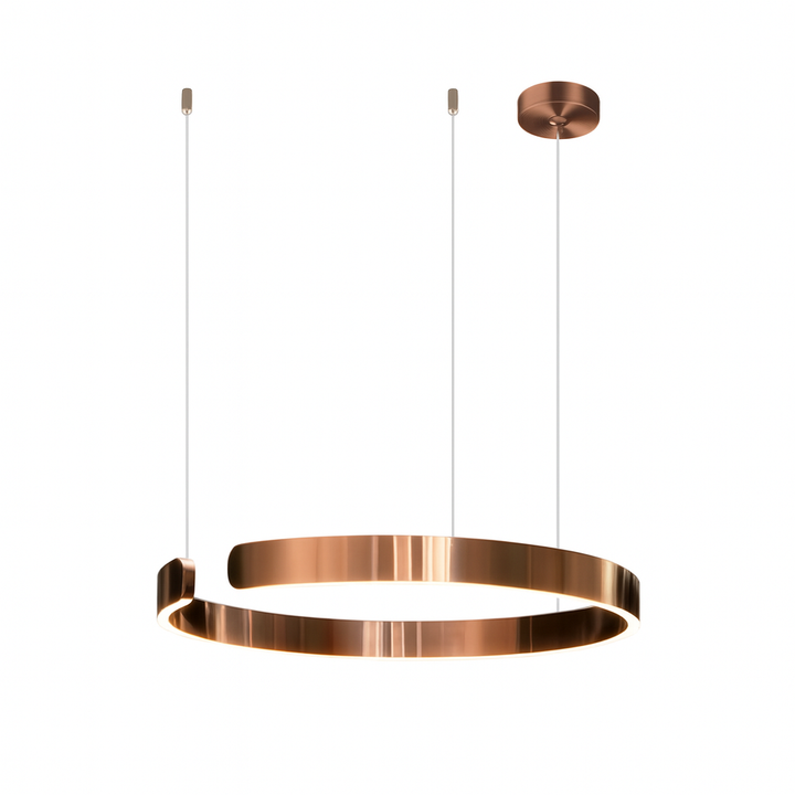 LumoRing: Moderno Lampadario a LED a Forma di Anello – Lampada Sospesa Elegante per Sala da Pranzo e Soggiorno